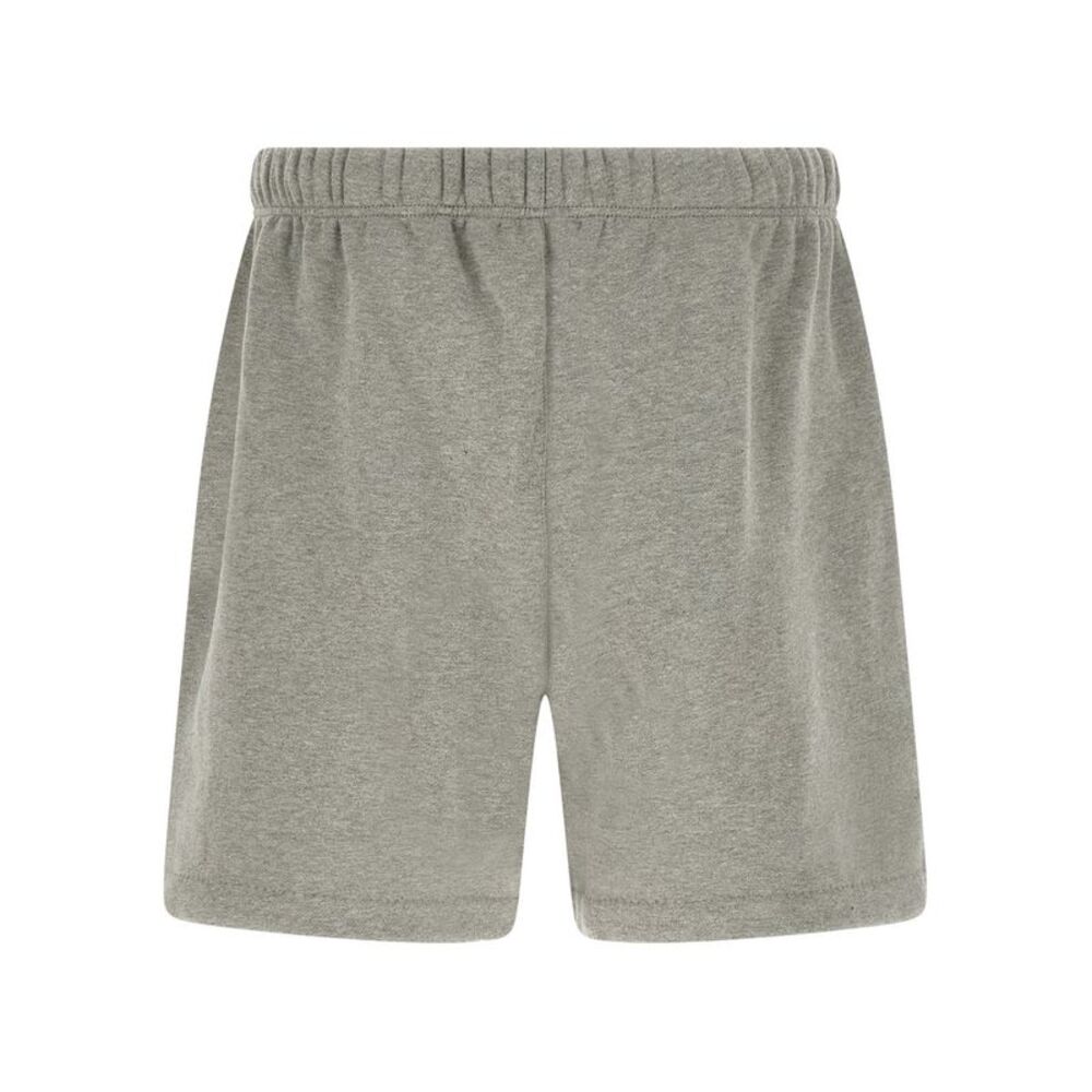 FEAR OF GOD ESSENTIAL Gray Cotton Bermuda Men's Shorts - Picture 2 of 4